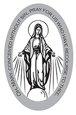 Queen of the Miraculous Medal School Logo